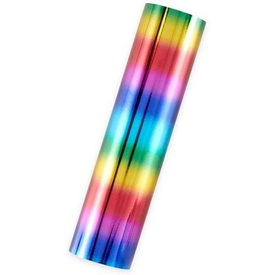 Spellbinders Paper Arts - Glimmer Foil - Rainbow Stripe Mini - GLF043 - 5&quot; x 15&#39; - 1 Roll