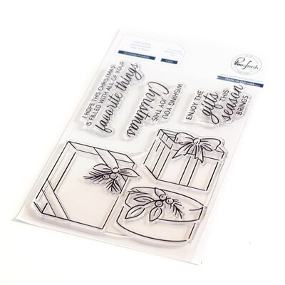 PinkFresh Studio - Christmas Presents - Clear Polymer Stamp - 4&quot; x 6&quot; - 210123