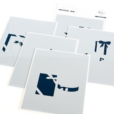 PinkFresh Studio - Christmas Presents - Layered Stencils - 210323 - 5 pcs