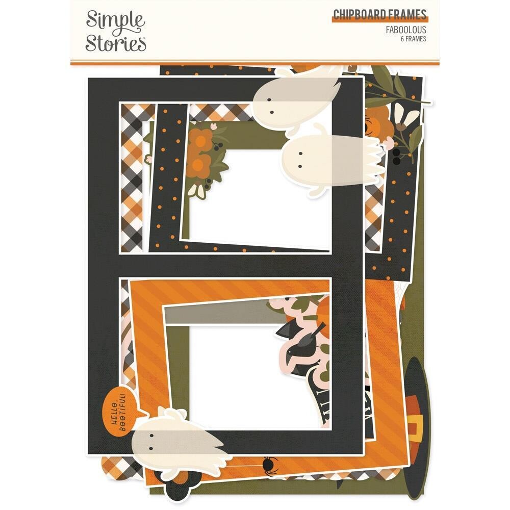 Simple Stories - Faboolous Collection - Chipboard - Frames - FB2092 - 6 pcs