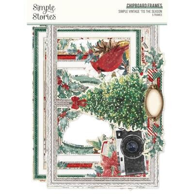 Simple Stories - Tis The Season Collection - Chipboard Frames - SVS20726 - 6 pcs