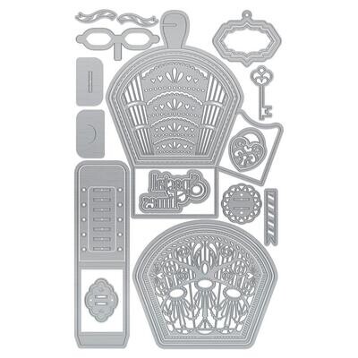 Tonic Studios - Vanity Box &amp; Memory Book Die Set - 3735E - 26 Dies