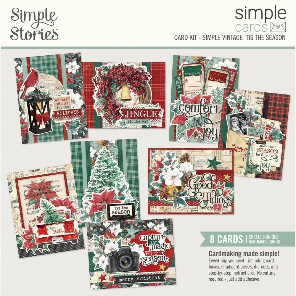 Simple Stories - Tis The Season Collection - Card Kit - SVS20736 - 8 cards