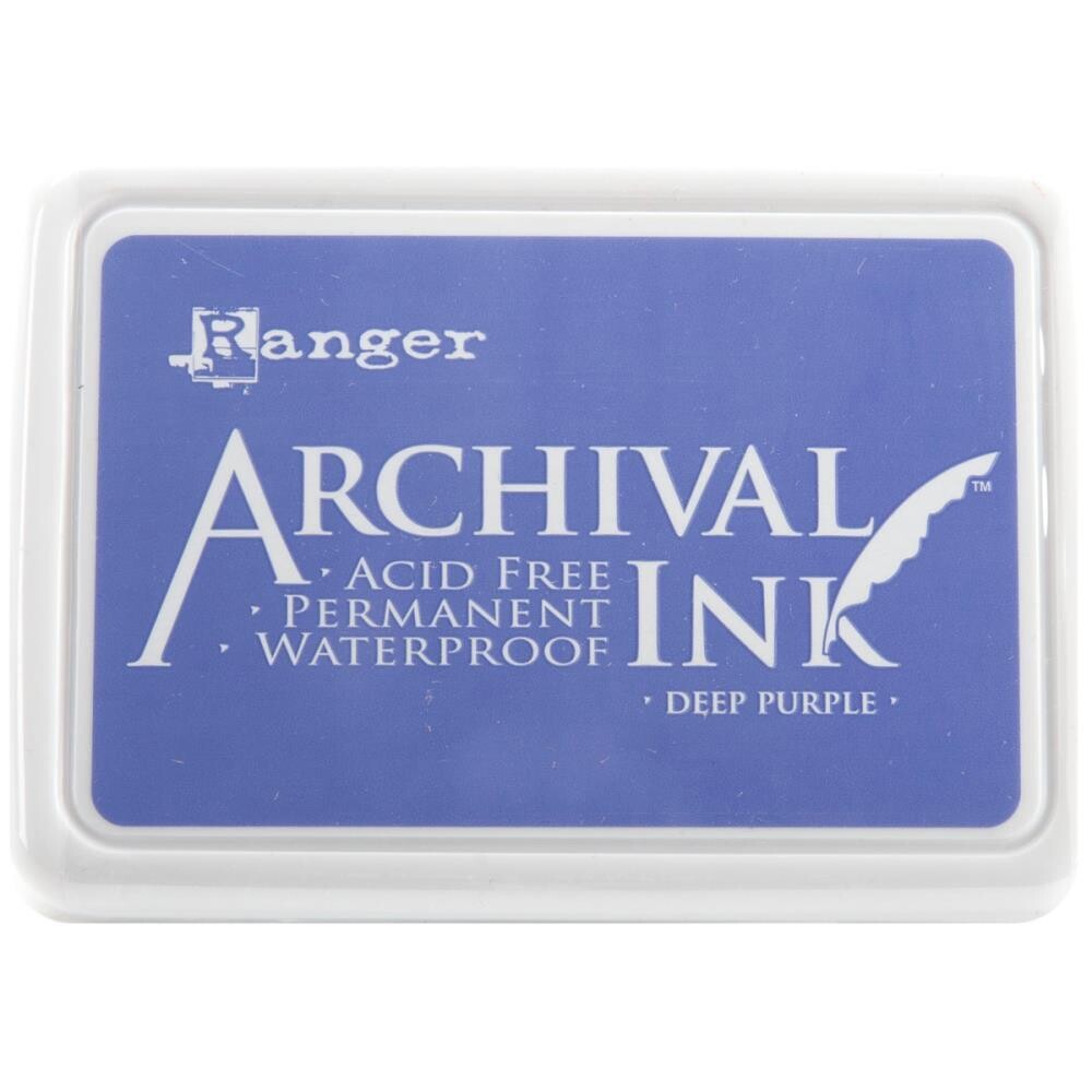 Ranger - by Wendy Vecchi  - Archival Ink Pads - Size O - Deep Purple - AIP30430