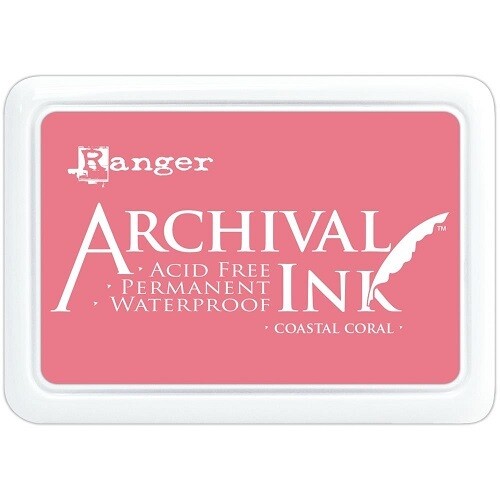 Ranger - by Wendy Vecchi  - Archival Ink Pads - Size O - Coastal Coral - AID69300