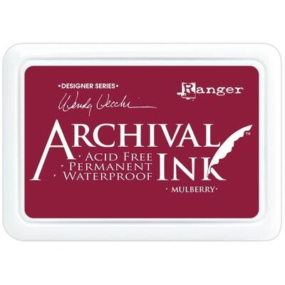 Ranger - by Wendy Vecchi - Archival Ink Pads - Size O - Mulberry - AID73994