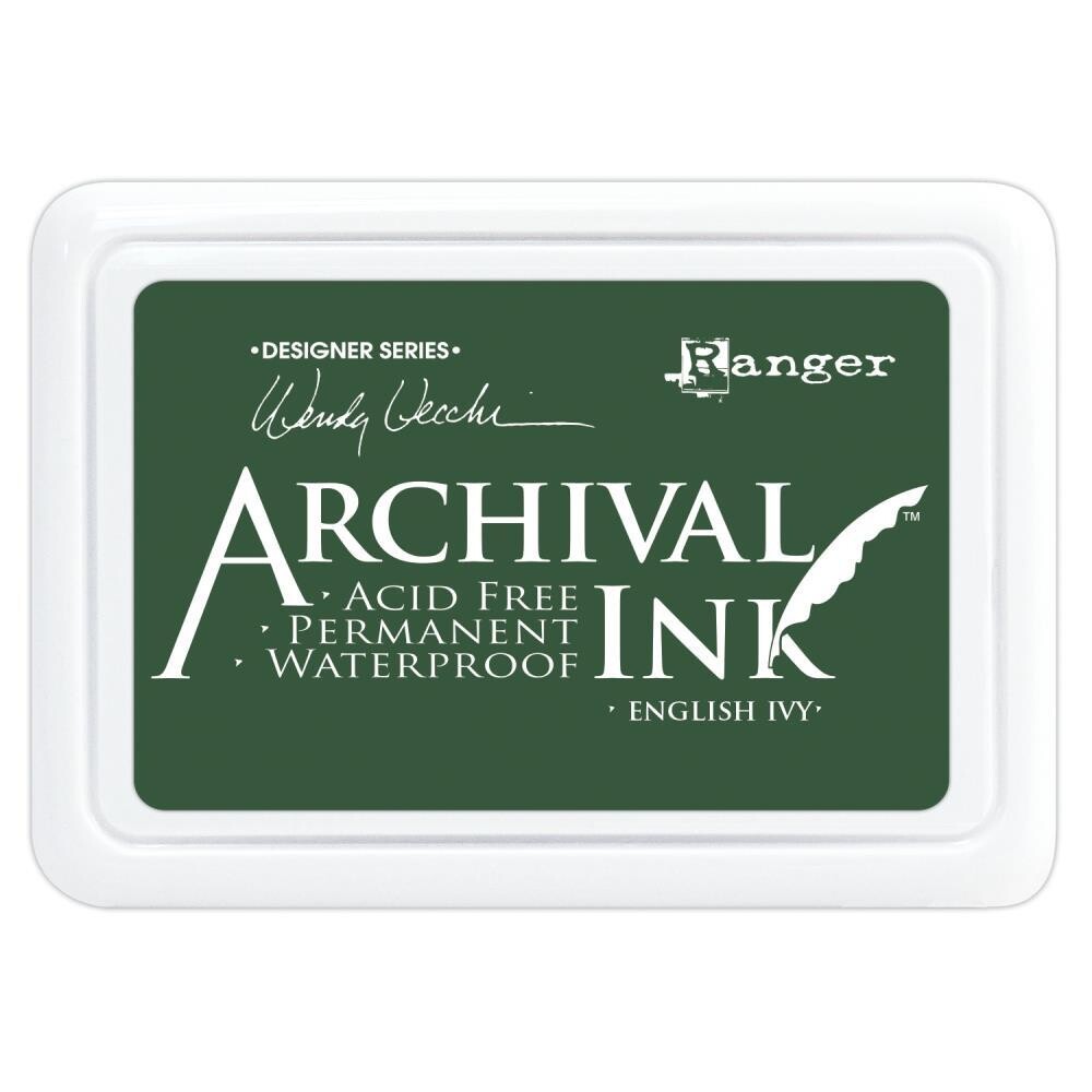 Ranger - by Wendy Vecchi  - Archival Ink Pads - Size O - English Ivy - AID73970