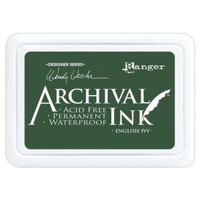 Ranger - by Wendy Vecchi - Archival Ink Pads - Size O - English Ivy - AID73970