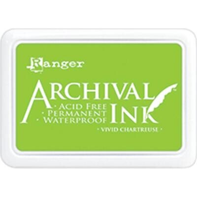 Ranger - by Wendy Vecchi - Archival Ink Pads - Size O - Vivid Chartreuse - AIP52531