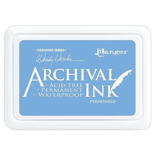 Ranger - by Wendy Vecchi  - Archival Ink Pads - Size O - Periwinkle - AID74014