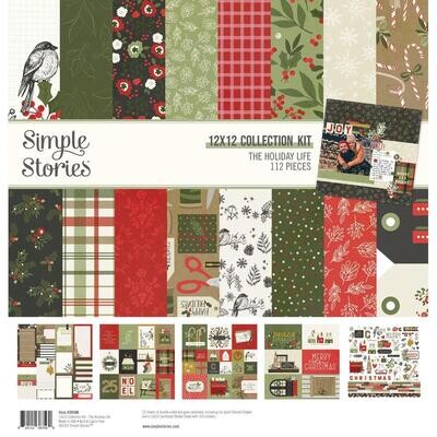 Simple Stories - The Holiday Life Collection - 12 x 12 Paper Pack  - THL20500