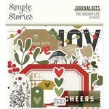 Simple Stories - The Holiday Life Collection - Bits &amp; Pieces - Journal  - THL20519 - 33 pcs