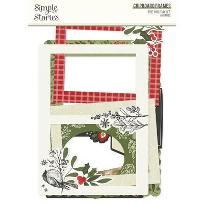 Simple Stories - The Holiday Life Collection - Chipboard Frames  - THL20522 - 6 pcs