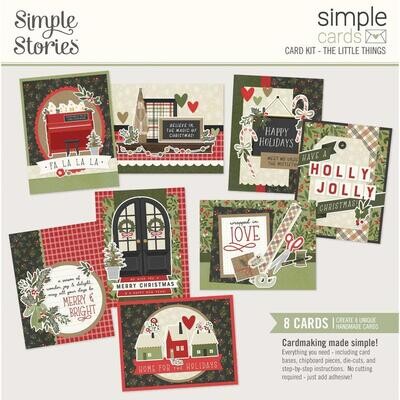 Simple Stories - The Holiday Life Collection - The Little Things - Card Kit - THL20533 - 8 cards