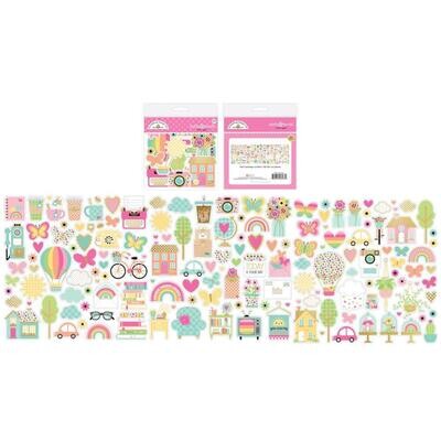 Doodlebug Design Inc - Hello Again Collection - Odds & Ends - Die Cuts - DB8187