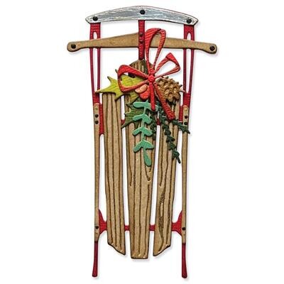 Sizzix &amp; Tim Holtz - Thinlits Dies - Vintage Sled - 666339 - 12 pcs