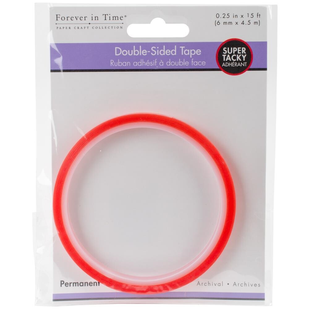 Forever In Time - Super Strong Double Sided Tape - 0.25&quot; x 15ft - ST520