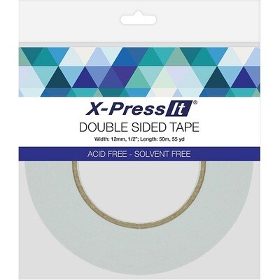 X - Press It - Double Sided Tape - 12mm x 50mts - DST12