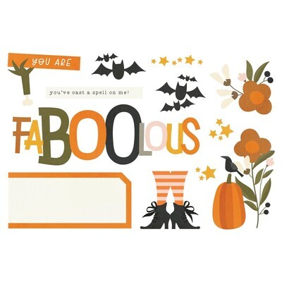Simple Stories - Faboolous Collection - Page Pieces - FB20926 - 12pcs
