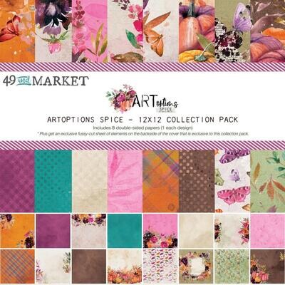 49 & Market - ArtOptions - Spice Collection - 12 x 12 Paper Pack - AOS25132