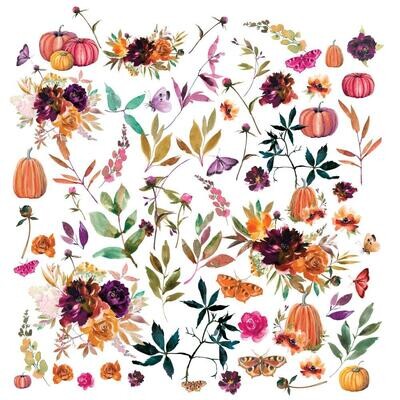 49 &amp; Market - ArtOptions - Spice Collection - Laser Cut - Wildflowers - AOS25354