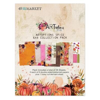 49 &amp; Market - ArtOptions - Spice Collection - 6&quot; x 8&quot; Paper Pack - AOS25156 - 28 Sheets