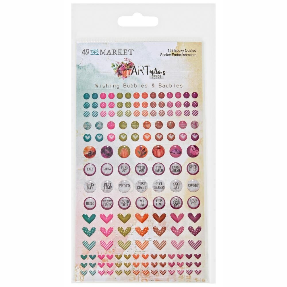 49 &amp; Market - ArtOptions - Spice Collection - Wishing Bubbles &amp; Baubles - AOS25385