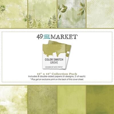 49 & Market - Colour Swatch - Grove Collection - 12"x 12" Paper Pack - CSG25026 - 8 sheets