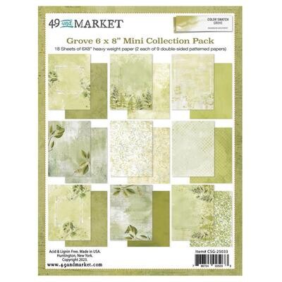49 & Market - Colour Swatch - Grove Collection - 6" x 8" Paper Pack - CSG25033 - 18 sheets