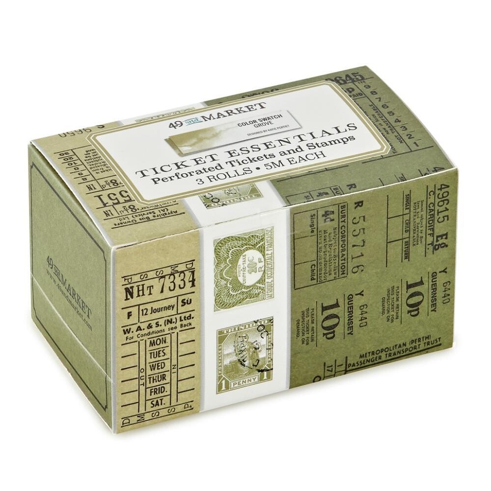 49 &amp; Market - Essential - Vintage Bits - Tickets - Grove - CSG25019 - 3 Rolls