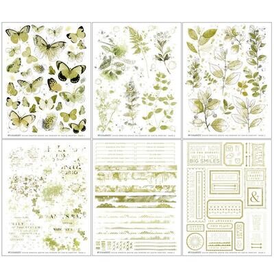49 &amp; Market - Colour Swatch - Grove Collection - Rub On Transfers - 6" x 8" - CSG24685 - 6 sheets