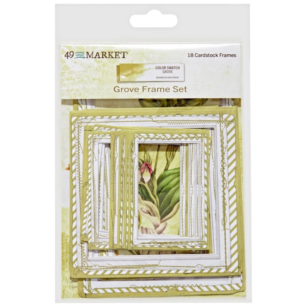 49 &amp; Market - Colour Swatch - Frame Set - Grove Collection -  CSG25101 - 18 pcs