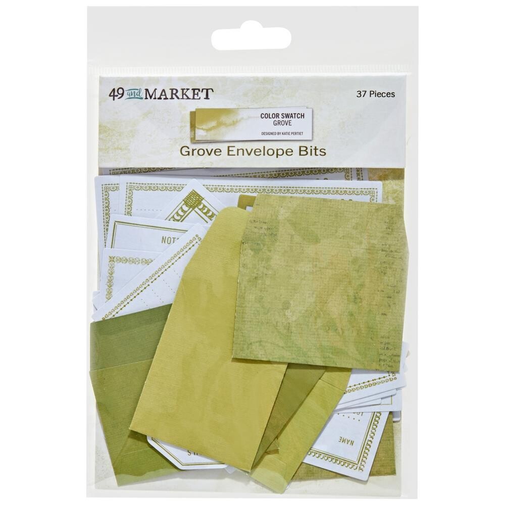 49 &amp; Market - Colour Swatch - Grove Collection - Envelope Bits - CSG25125 - 37 pcs