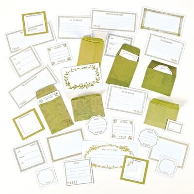 49 &amp; Market - Colour Swatch - Grove Collection - Envelope Bits - CSG25125 - 37 pcs
