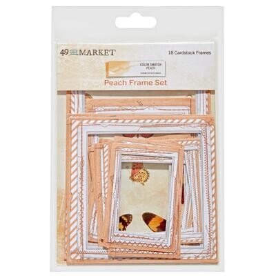 49 &amp; Market - Colour Swatch - Frame Set - Peach Collection -  CSP24975 - 18 pcs