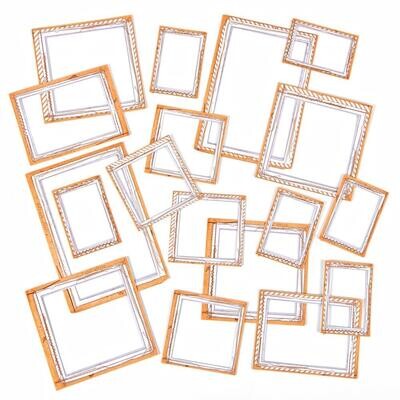 49 &amp; Market - Colour Swatch - Frame Set - Peach Collection -  CSP24975 - 18 pcs