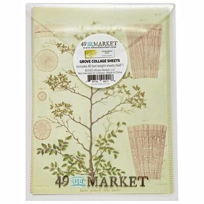 49 &amp; Market - Colour Swatch - Grove Collection - Collage Sheets - CSG25118 - 40 pcs