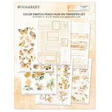 49 &amp; Market - Colour Swatch - Peach Collection - Rub On Transfers -  6&quot; x 8&quot; - CSP24883 - 6 sheets