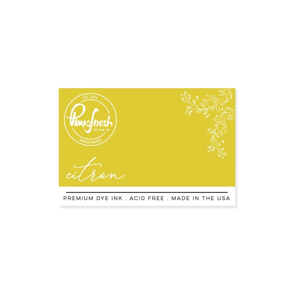 PinkFresh Studio - Premium Dye Ink Pad - PFDI053 - Citron 