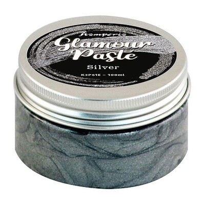 Stamperia - Glamour Paste  - Silver - K3P61E - 100ml