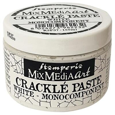 Stamperia - Mix Media Art - Crackle Paste - White - 150ML - K3P37