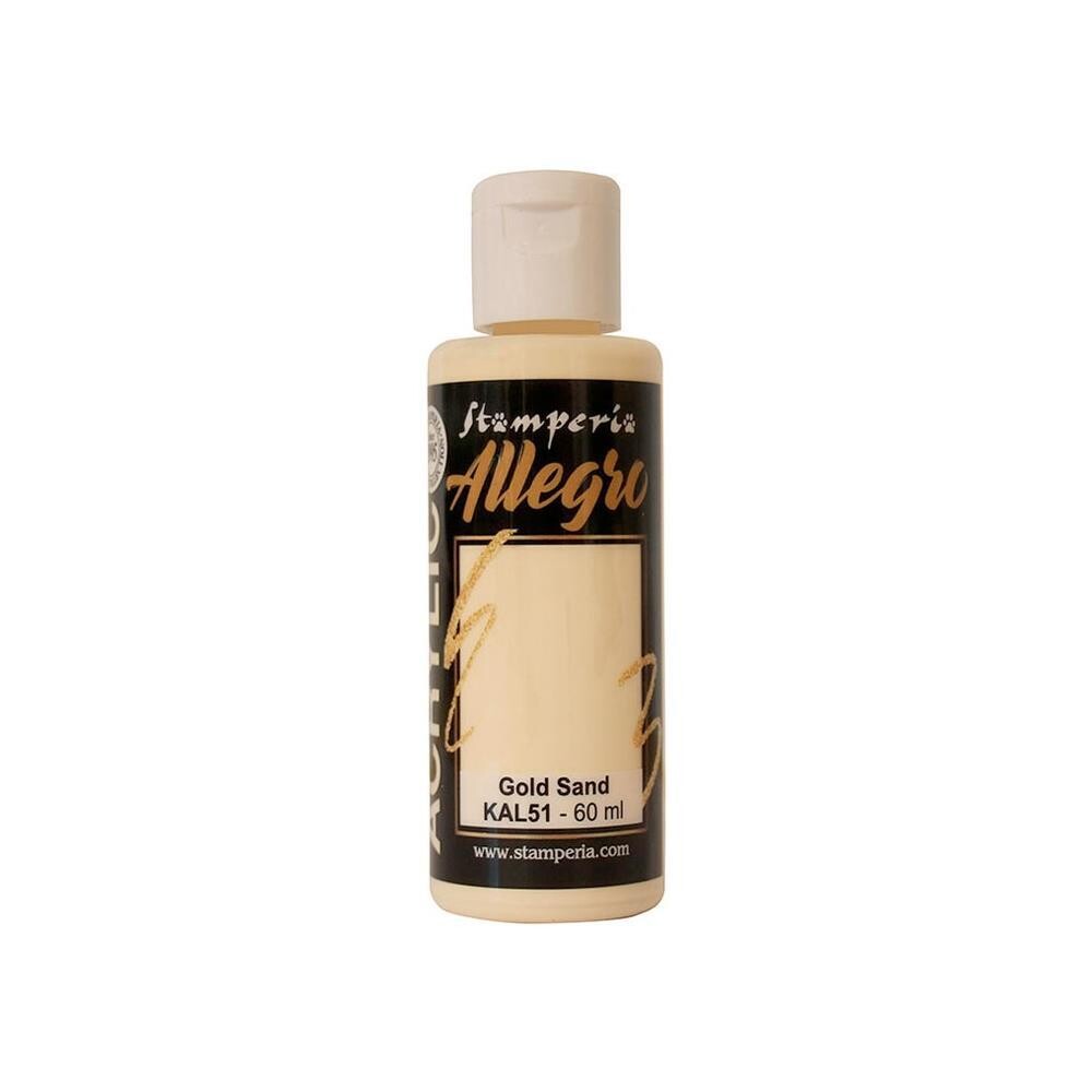 Stamperia - Allegro Paint - Gold Sand - 60ML - KAL51