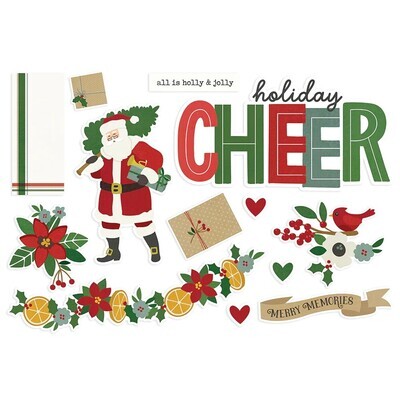 Simple Stories - Hearth &amp; Holiday - Page Pieces - HEHO18230 - 13pcs