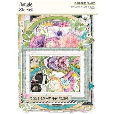 Simple Stories - Simple Vintage - Life In Bloom Collection - Chipboard Frames - SVL19733 - 6 pcs