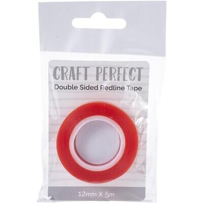 Tonic Studios - Craft Perfect - Hi Tack - Red Tape - 1/4&quot; x 5.5&quot; yds - (6mm x 5mtrs) - 9732E