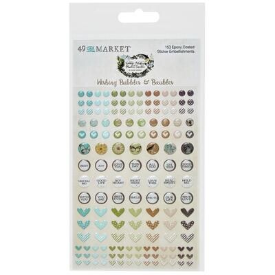 49 &amp; Market - Vintage Artistry - Moonlit Garden Collection - Wishing Bubbles &amp; Baubles - VMG25729