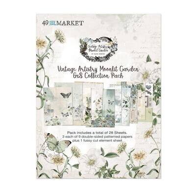 49 & Market - Vintage Artistry - Moonlit Garden Collection - 6 x 8 - Paper Pack - VMG25491