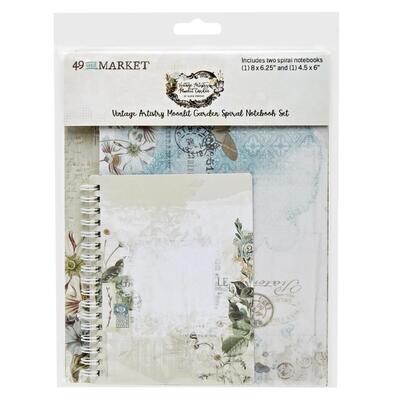 49 &amp; Market - Vintage Artistry - Moonlit Garden Collection - Spiral Notebook - VMG25736