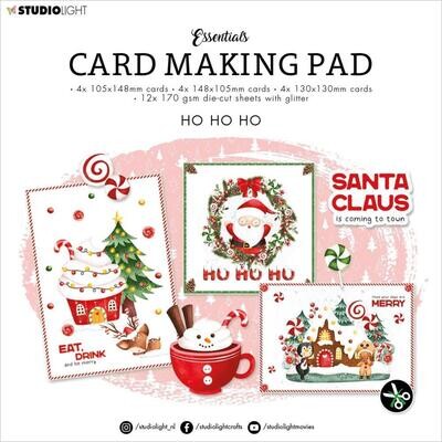 Studio Light - Card Paper Pad - Ho Ho Ho - LESCMP02
