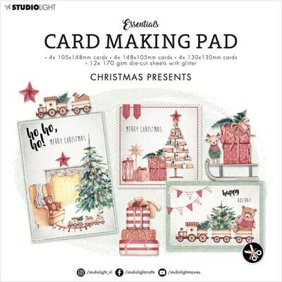 Studio Light - Card Paper Pad - Christmas Presents - LESCMP05
